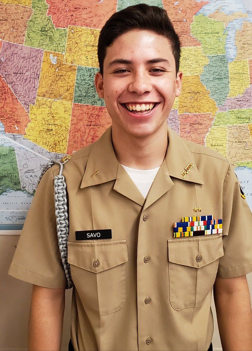 Calexico High School Navy JROTC Cadet of the Week: Jose Savo